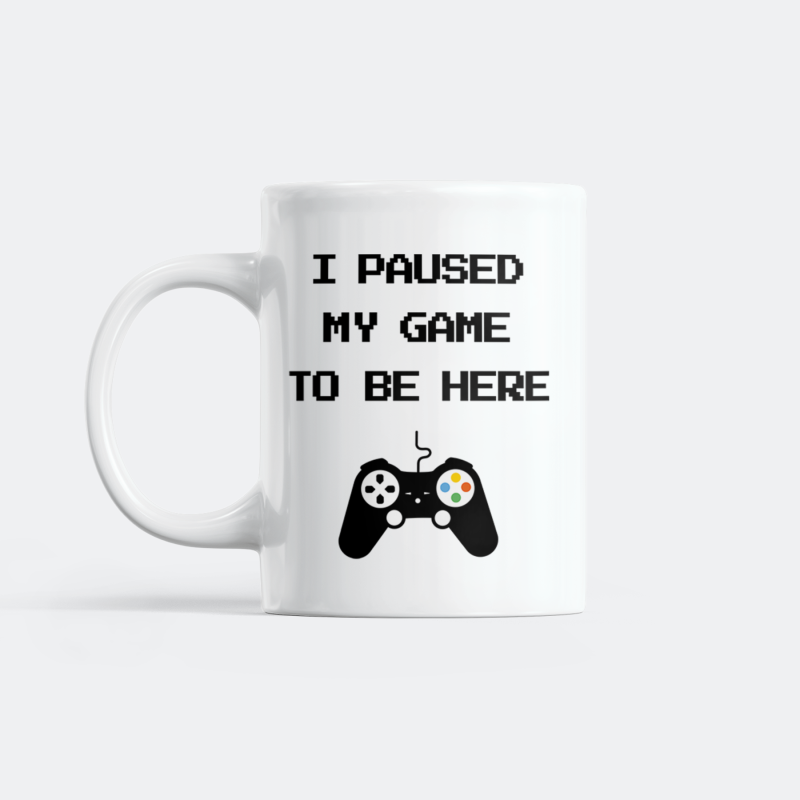 Sjovt Paused Game Krus - Den perfekte gave til gameren!