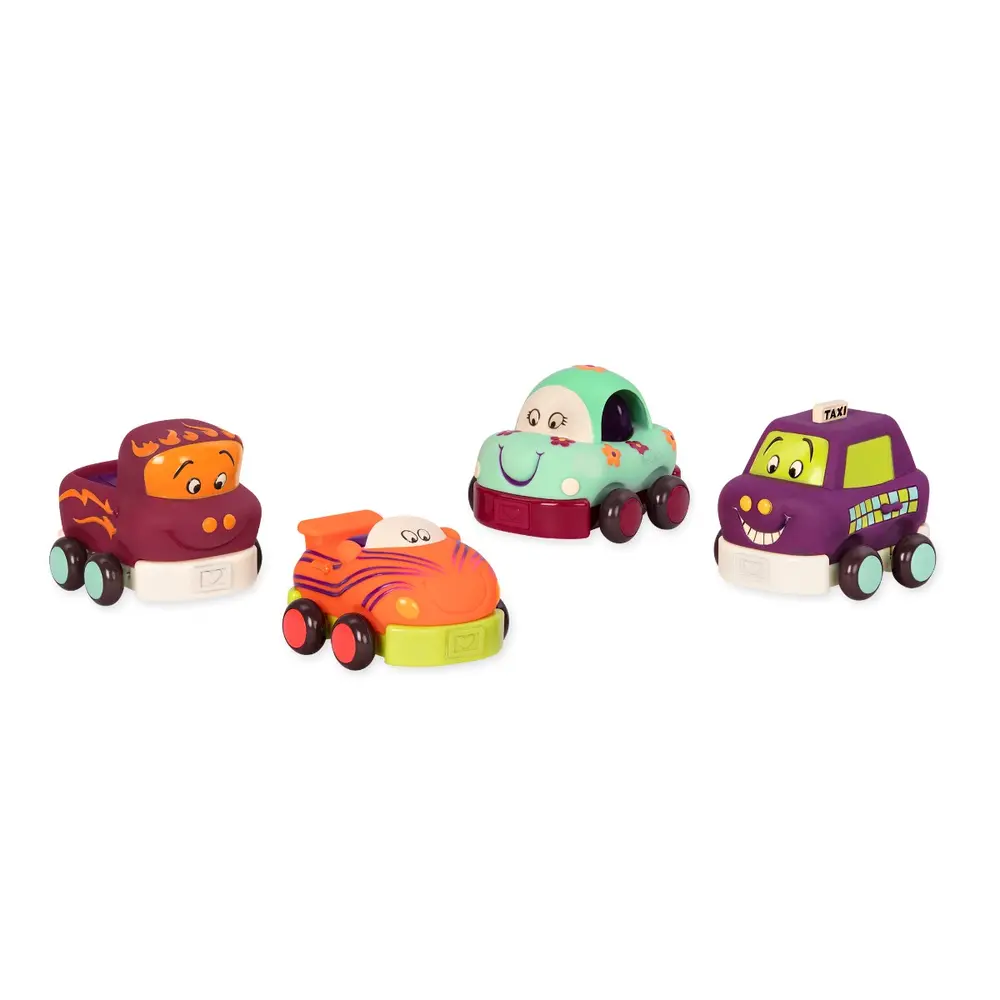 Wheeee Træk Tilbage Bil - B Toys  - 062243329669