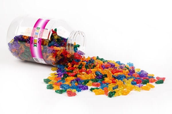 Pearl Fun Dyremotiv Perler Transp Mix 1000g -   - 5700137141397