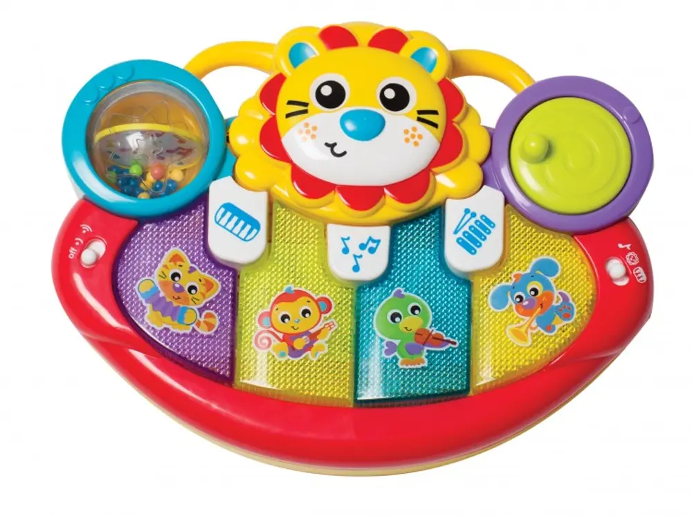 Lion Activity Kick Toy Piano - Playgro  - 9321104855084