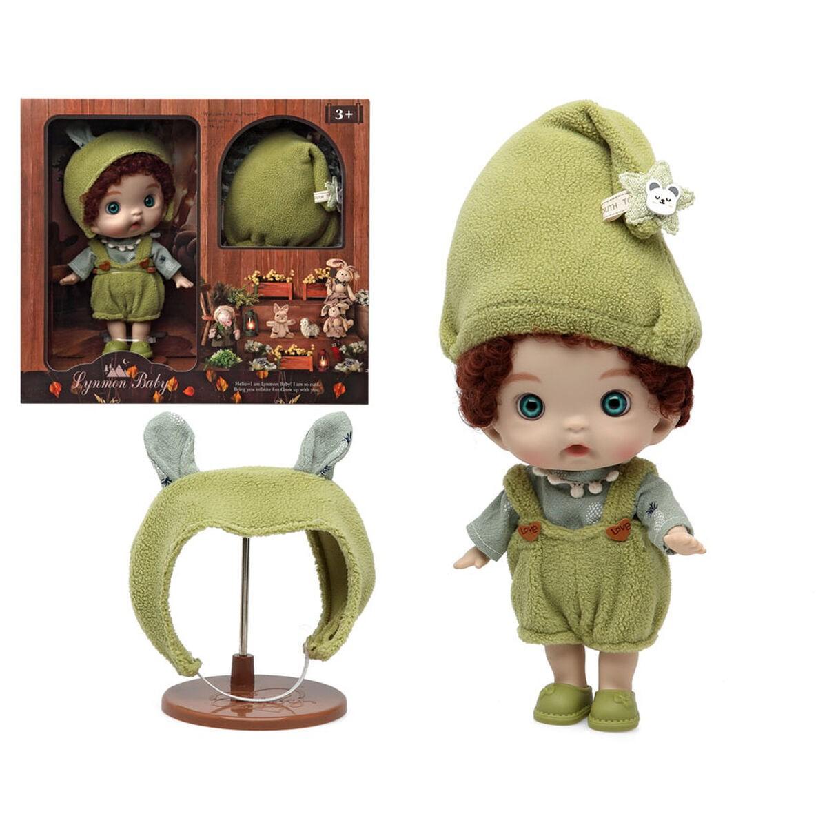 Grøn Baby Dukke Lynmon Baby - Boligcenter  - 8422259726050