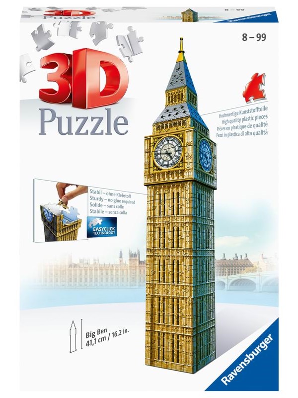 Ravensburger Big Ben 216p Puslespil - Ravensburger  - 4005556125548
