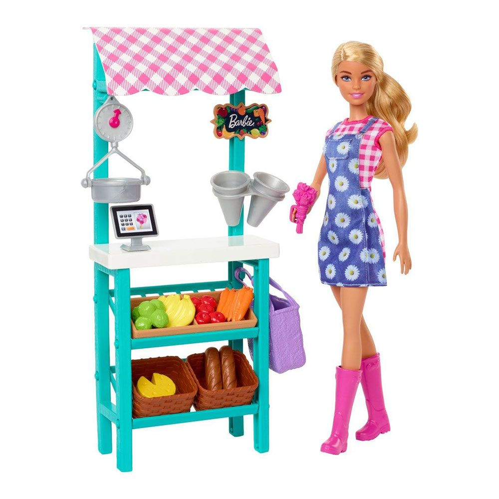 Barbie Farmers Market Playset - Barbie  - 194735015542