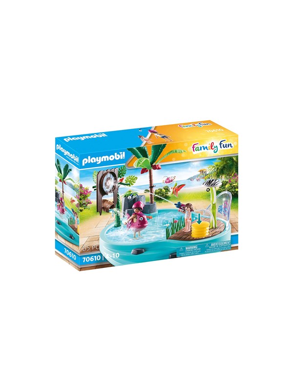 Playmobil Family Fun Sjov Pool Med Vandpistol - Playmobil  - 4008789706102