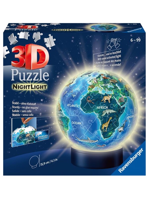 Ravensburger Children Globe Nightlight 72p - Ravensburger  - 4005556118441