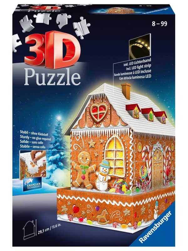 Ravensburger Gingerbread House 216p - Ravensburger  - 4005556112371