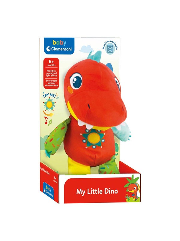 Clementoni Baby Plush Stuffed Toy Dinosaur - Clementoni  - 8005125178476