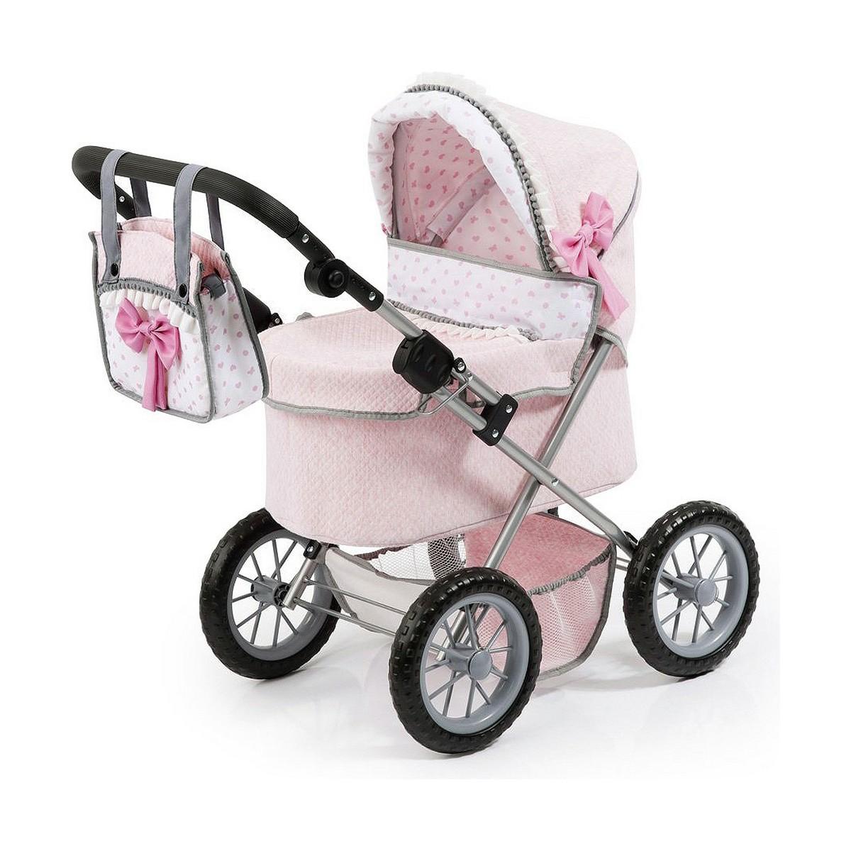 Pink Lille Barnevogn Til Dukker Reig Trendy -   - 8411865011032