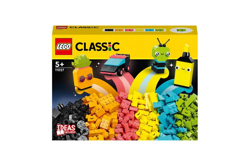 Lego Classic 11027 Kreativt Sjov Med Neonfarver Byggesæt - Lego  - 5702017415116