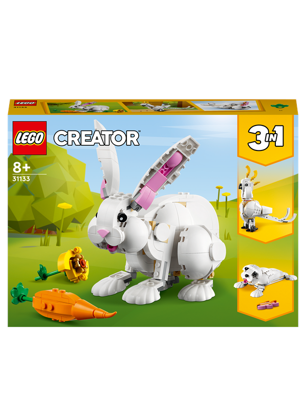 Hvid Lego Creator 31133 Kanin - Lego  - 5702017415864