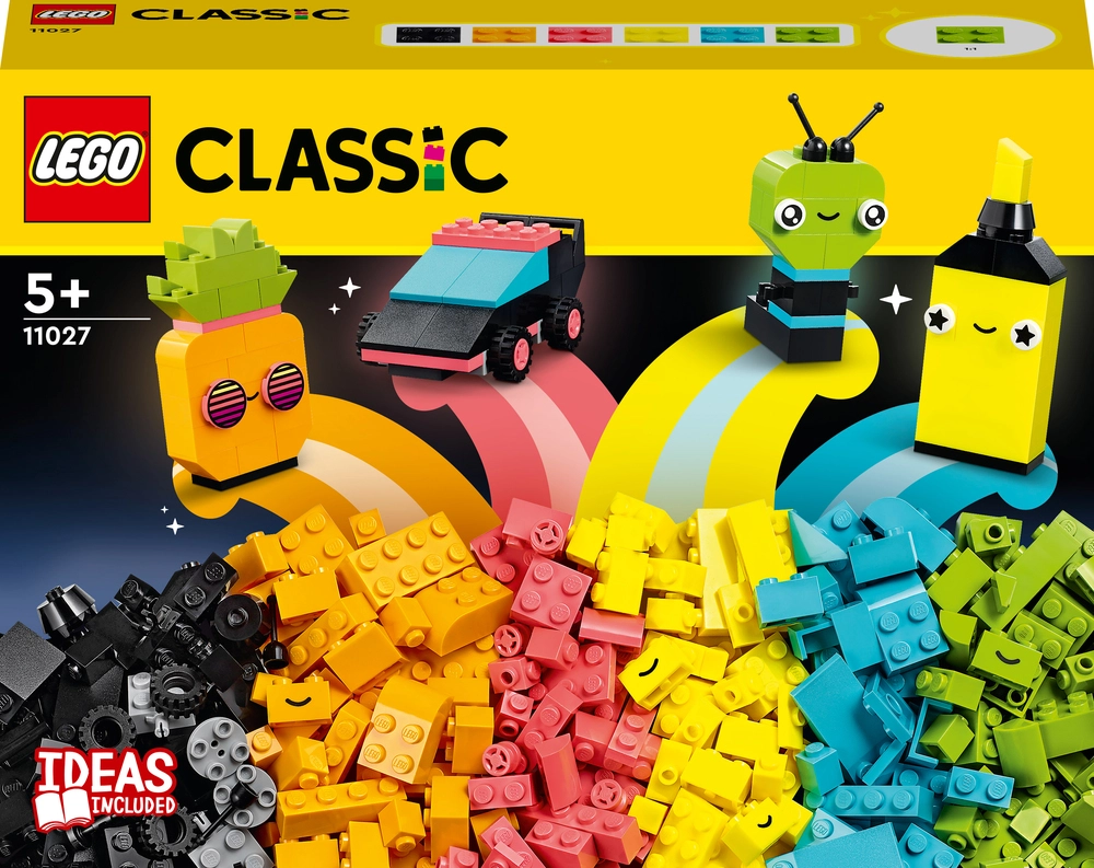 11027 Lego Classic Kreativt Sjov Med Neonfarver - Lego  - 5702017415116