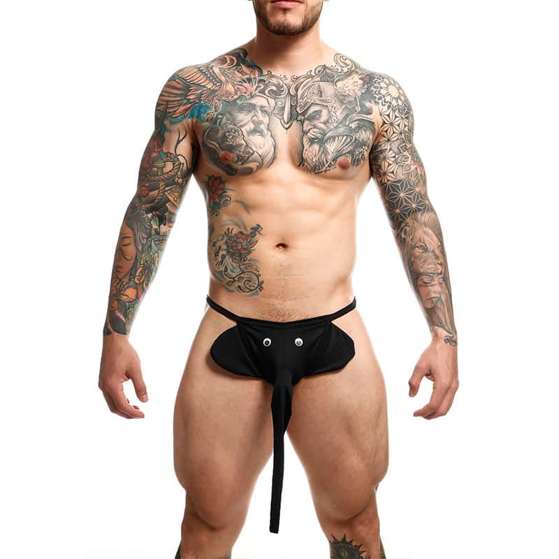 Sort Mob Eroticwear Elefant Streng - Mob Eroticwear  - 804859876751