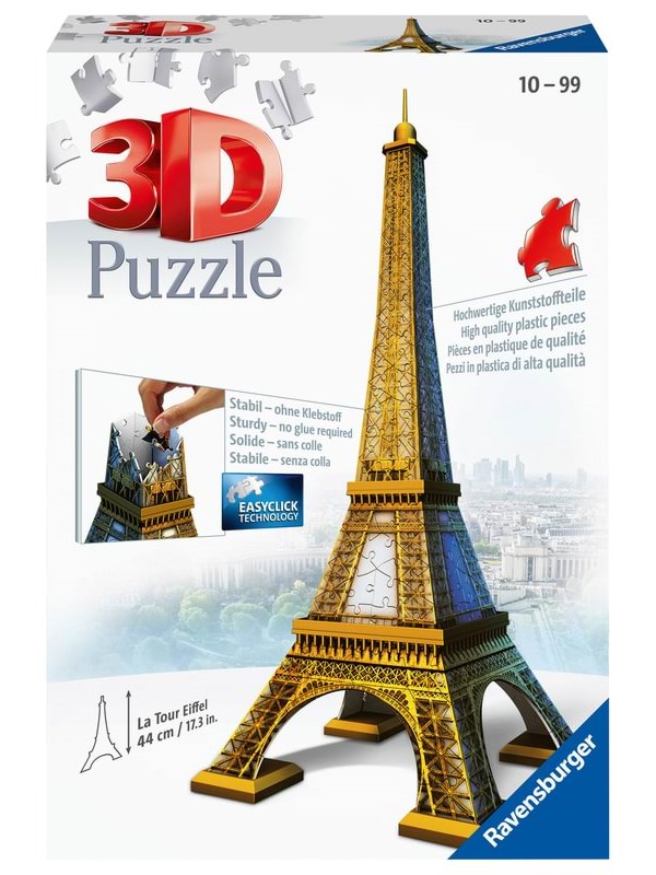 Ravensburger Eiffel Tower 216p Puslespil - Ravensburger  - 4005556125562