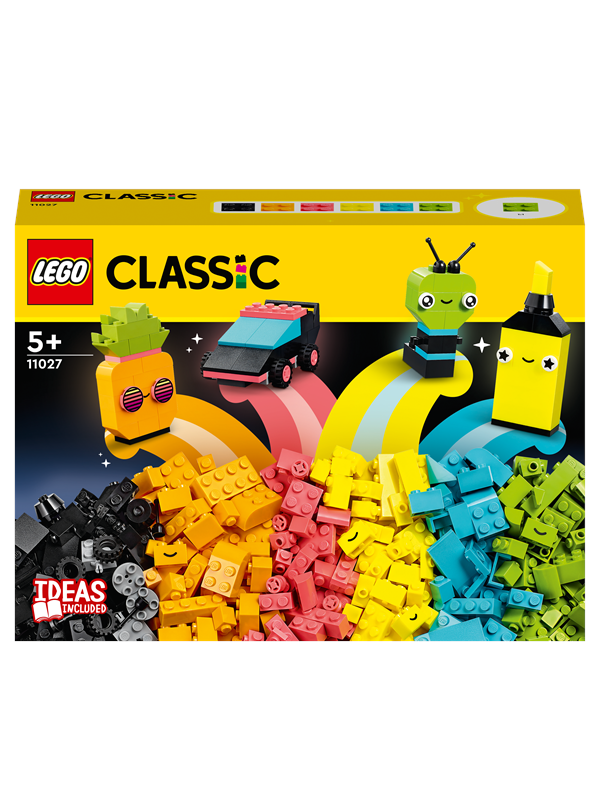 Lego Classic 11027 Kreativt Sjov Med Neonfarver - Lego  - 5702017415116