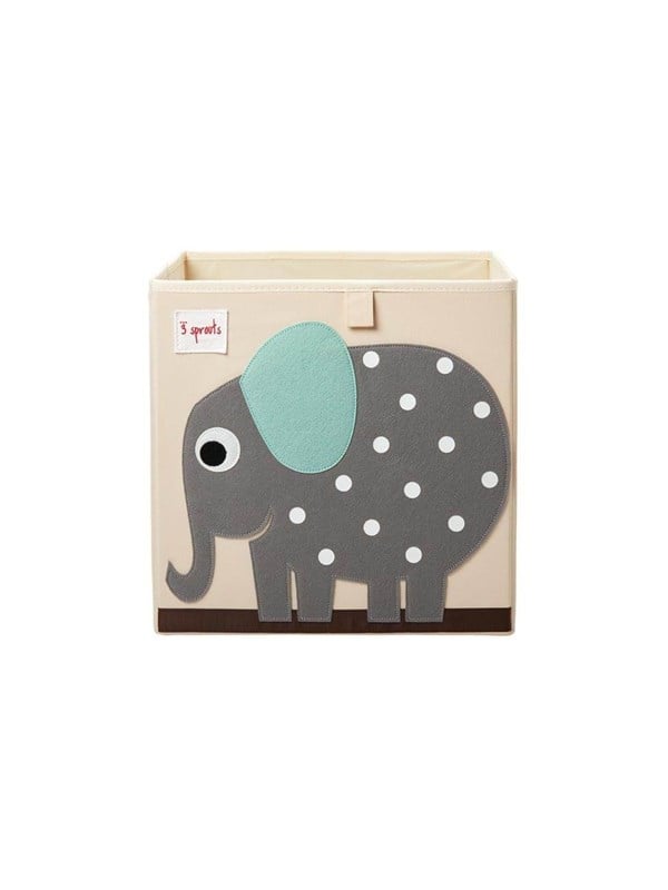 Sprouts Storage Box Gray Elephant - 3 Sprouts  - 0812895001556