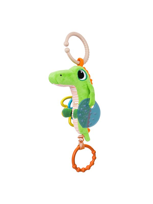 Chicco Crocodile Fabric Rattle - Chicco  - 8058664164806