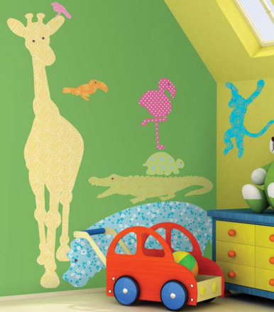 Roommates Wallstickers Dyresilhouetter - Roommates  - 034878913698