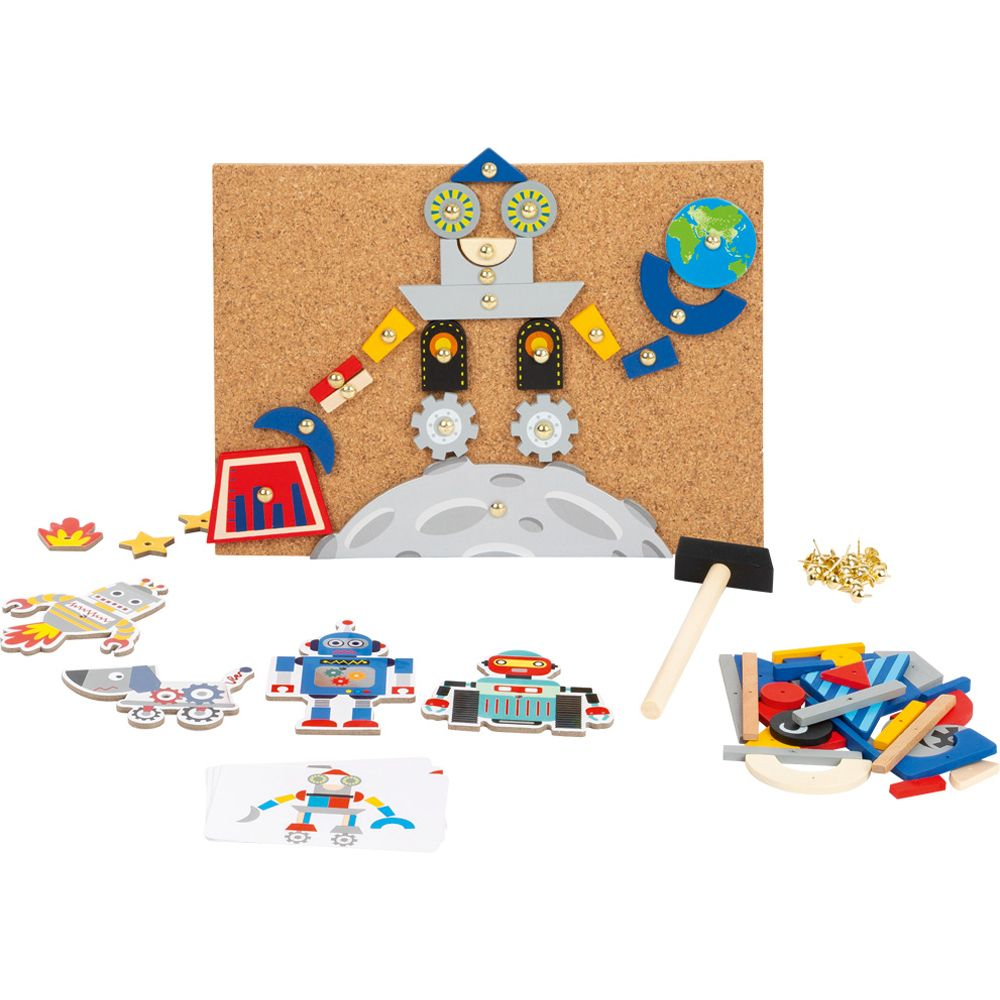 Hammer Søm Sæt Robot - Small Foot  - 4020972115720