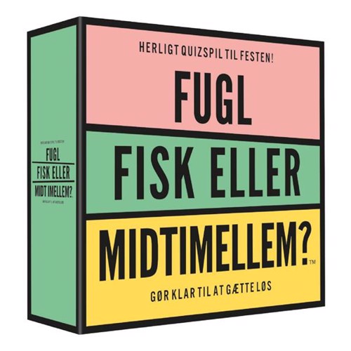 Kylskåpspoesi Quiz Fugl Fisk Eller Midtimellem - Kylskåpspoesi