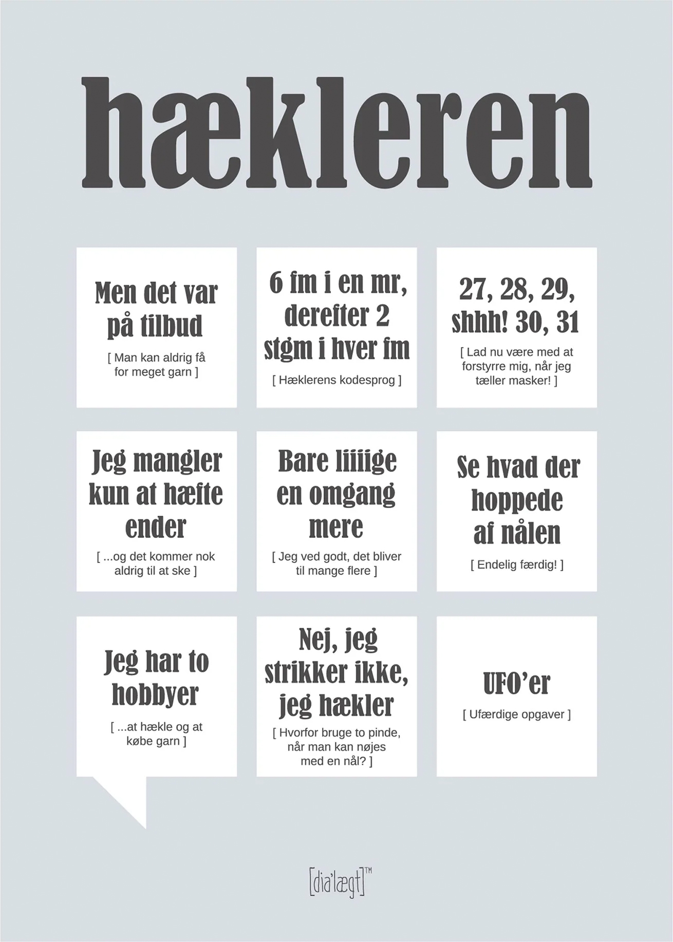 Rosa Hækleren Dialægt - Dialægt
