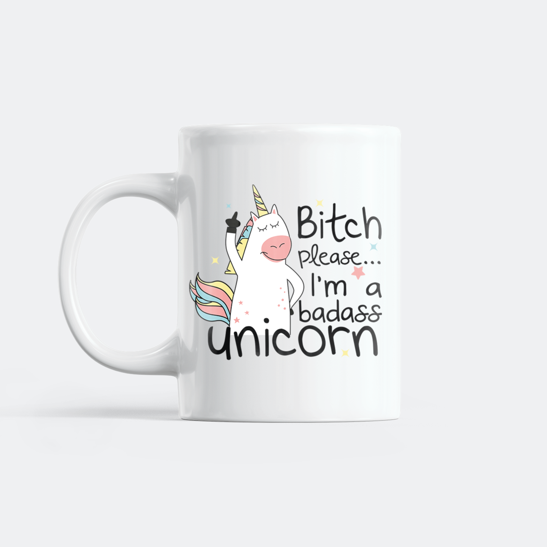 Amp Badass Unicorn Krus - Sillysanta  - 7073008021653