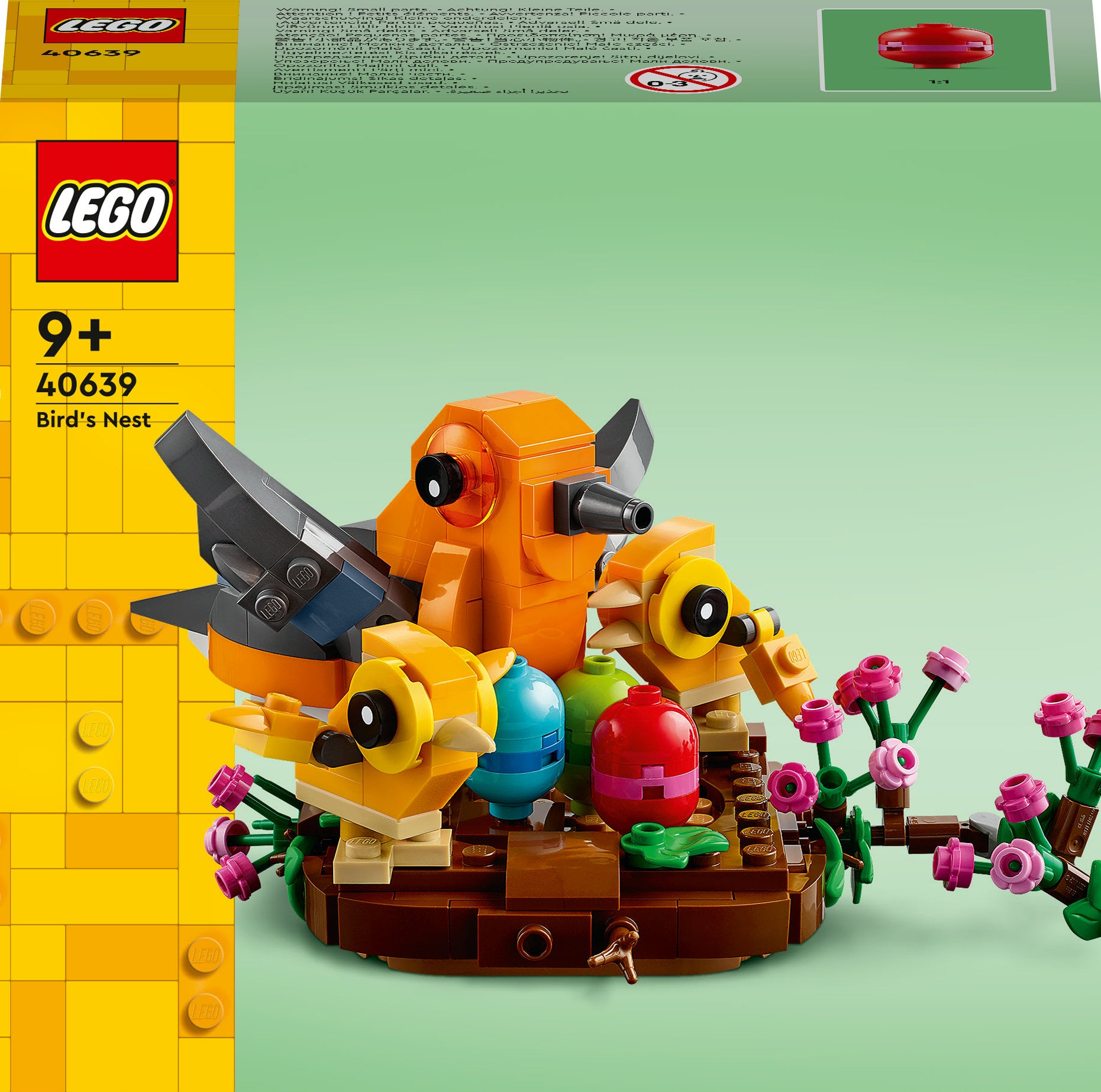 LEGO Fuglerede 40639 - Forårshygge med sjovt byggesæt