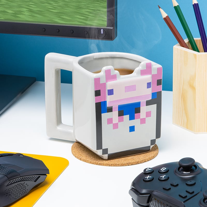 Axolotl Shaped Mug - Paladone  - 5056577711158
