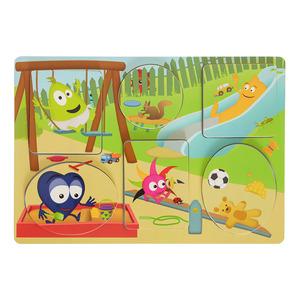 Babblarna Puslespil Legeplads Stk - Babblarna  - 7331626130059